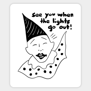 Mr Sandman, “See You When the Lights Go Out” cartoon by Kenneth Joyner Magnet